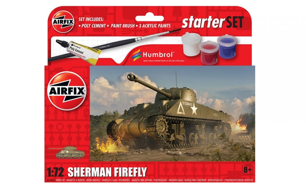 Airfix 55003 Sherman Firefly (Kit de démarrage) 1/72