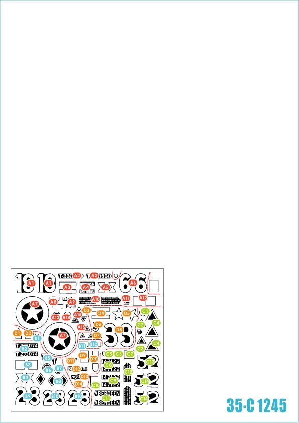 Star Decals 35-C1245 Shermans britanniques 1/35 – Bild 2