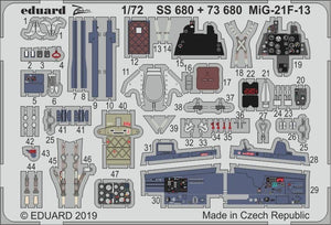 Eduard 73680 MiG-21F-13 1/72 MODELSVIT – immagine 2