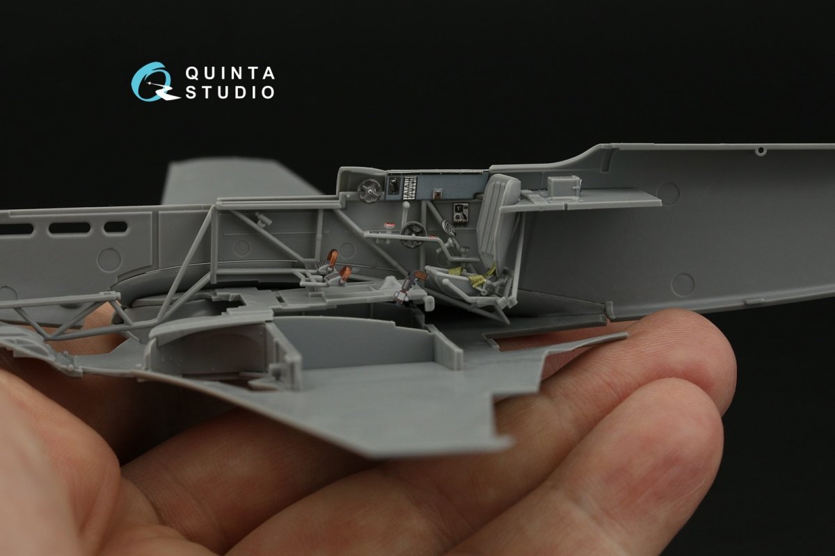 Quinta Studio QD48398 Yak-9T Intérieur imprimé en 3D et coloré sur papier décalque (Zvezda) 1/48 – immagine 11