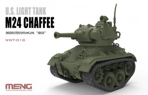 Char léger américain Meng modèle WWT-018 M24 Chaffee – immagine 3