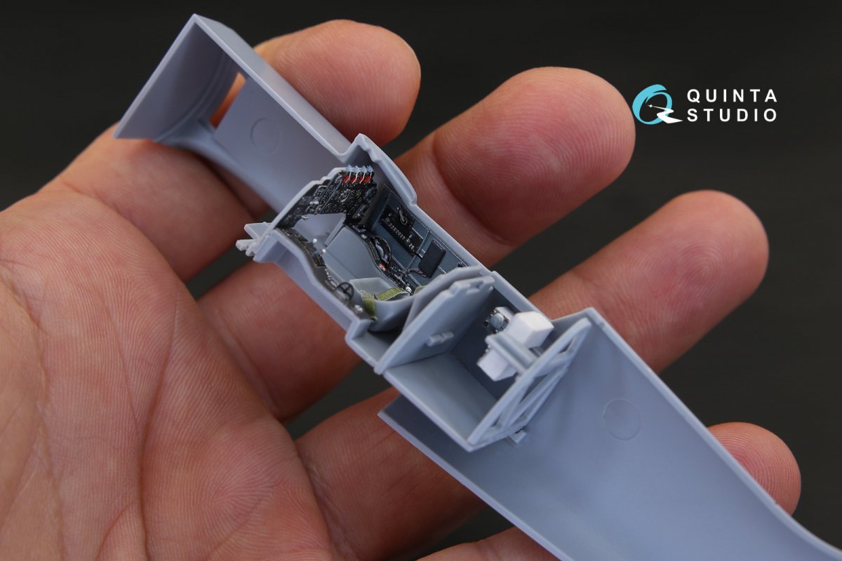 Intérieur imprimé en 3D et coloré sur papier décalcomanie Quinta Studio QD48023 La-9 (pour kit ARK) 1/48  – image 9