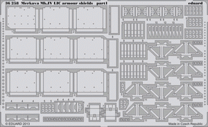 Eduard 36258 Merkava Mk. IV LIC blindage boucliers 1/35 Academy – Bild 2