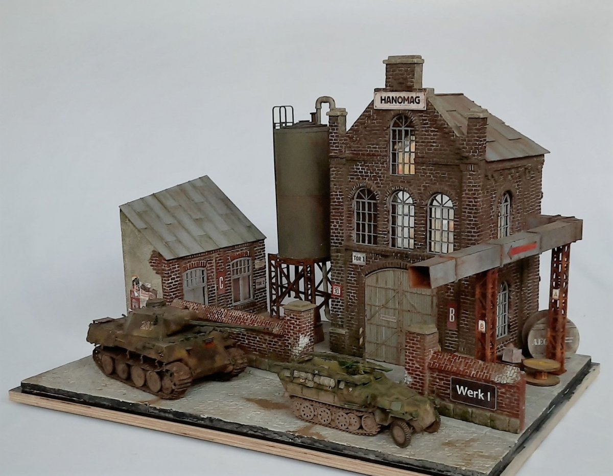 RT-Diorama 35286 Socle de diorama : « Chantier d’usine » 1/35 – Bild 4