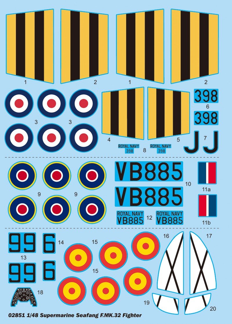 Trumpeter 02851 Supermarine Seafang F.MK.32 1/48 – Bild 4