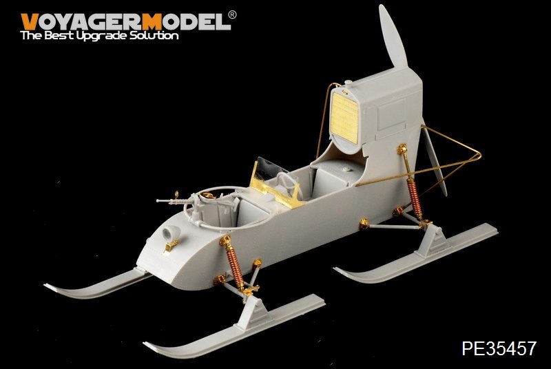 Maquette Voyager PE35457 Aerosan soviétique RF-8/GAZ-98 de la Seconde Guerre mondiale pour TRUMPERTER 02322 1/35 – image 5