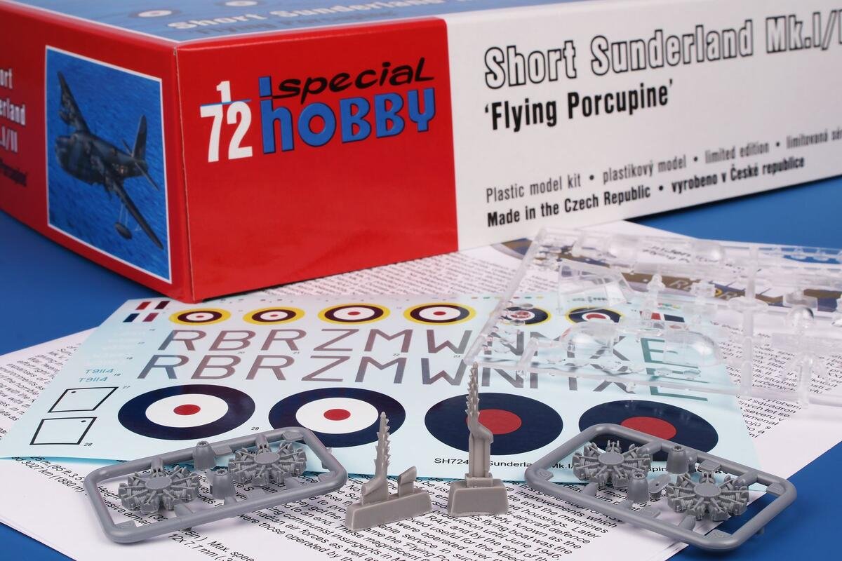 Special Hobby 72438 Short Sunderland Mk.I/II « Le Porc-épic volant » 1/72 – Bild 11