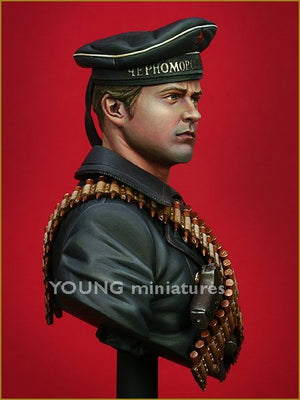 Young Miniatures YM1821 Le Diable Noir L&amp;#39;Infanterie navale soviétique pendant la Seconde Guerre mondiale 1/10 – Bild 6