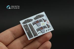 Intérieur imprimé en 3D et coloré sur papier décalcomanie Quinta Studio QD32130 TF-104G (Italeri) 1/32  – image 4
