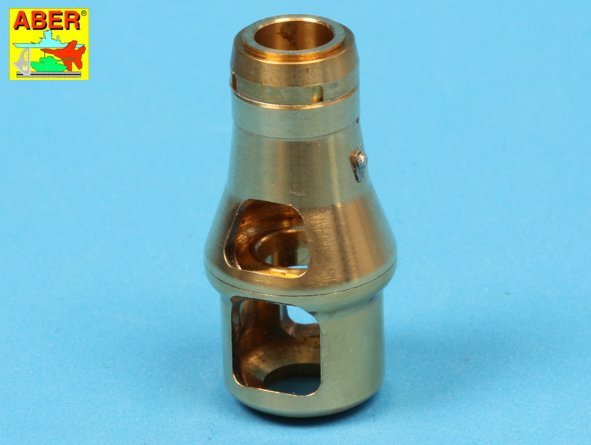 Aber 16L-09 Frein de bouche tardif pour le canon utilisé sur la version tardive du char Tiger I, Tiger II (tourelle Henschel) / Frein de bouche tardif utilisé sur le canon allemand de 8,8 cm des Tiger I et Tiger II (tourelle Henschel) à l&amp;#39;échelle 1/16 – image 11