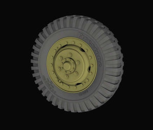 Roues de route avant Panzer Art RE35-525 pour M3 « Half Track » (Firestone) 1/35