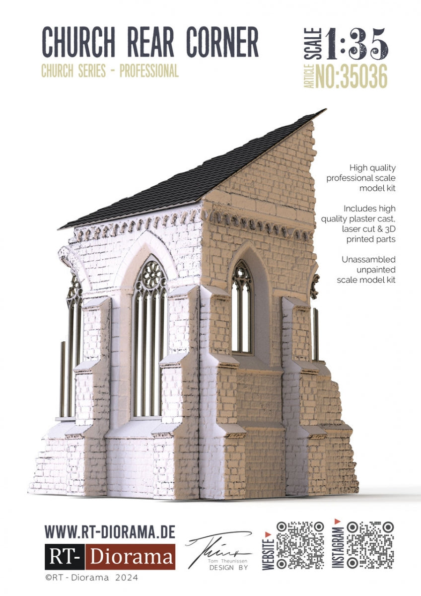 RT-Diorama 35036 Coin arrière d'église 1/35