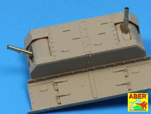 Canons Aber 35L-156 pour char britannique Mark IV de la Première Guerre mondiale – Femelle (1/35) – imagen 3