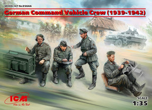 ICM 35644 Équipage de véhicule de commandement allemand (1939-1942) (4 figurines) 1/35