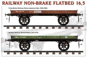 MiniArt 39004 Wagon plat sans frein de chemin de fer 16,5 t 1/35 – Bild 8