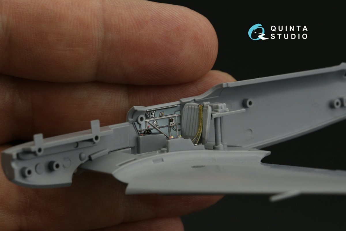 Intérieur imprimé en 3D et coloré sur papier décalcomanie Quinta Studio QD72056 Yak-9D (Zvezda) 1/72 – image 10