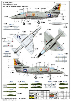 Trumpeter 02268 A-4M Skyhawk 1/32 – imagen 2