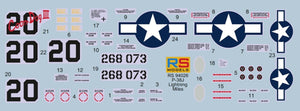 RS Models 94026 Lockheed P-38 J-15 LO - Bataille de Moravie (Édition limitée) 1/72  – immagine 3