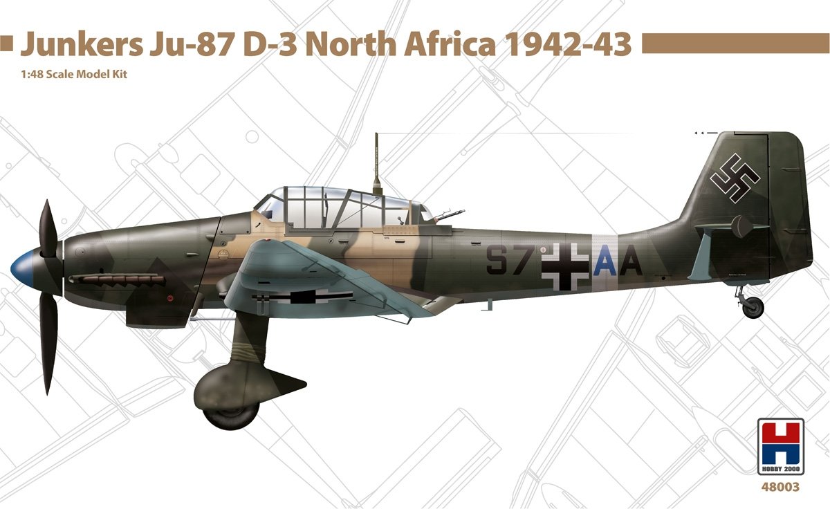 Hobby 2000 48003 Junkers Ju-87 D-3 Afrique du Nord 1942-43 1/48