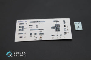 Intérieur imprimé en 3D et coloré sur papier décalcomanie pour la maquette Zvezda 7278 au 1/72 (Question QD72002 de Quinta Studio) pour le MiG-29 9-13.  – image 3