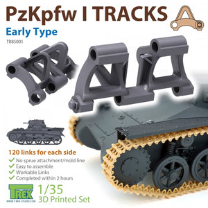 T-Rex Studio TR85001 Chenilles PzKpfw I Type ancien pour Ausf.A 1/35