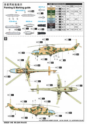 Trumpeter 05828 Mi-24A Hind-B 1/48 – Bild 5