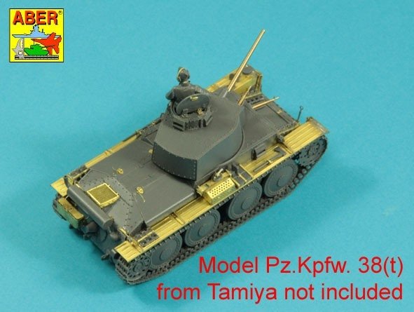 Aber 48041 Pz.Kpfw..38 (t) Ausf. Char allemand E/F/G Pz.38 (t) pt.2-ailes 1/48 – imagen 14