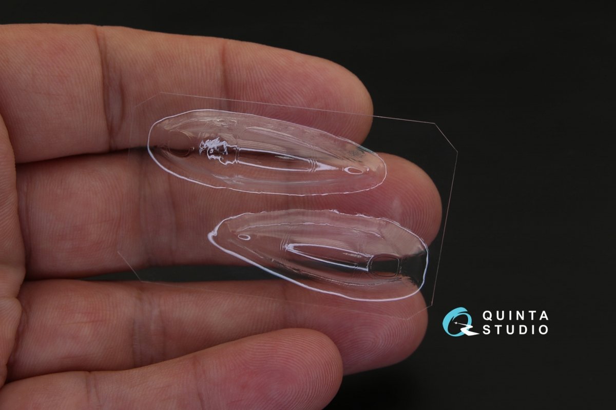 Verrière transparente thermoformée Quinta Studio QC72026 pour MiG-15 (pour maquette Eduard) au 1/72 – image 2