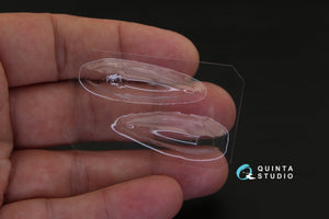 Verrière transparente thermoformée Quinta Studio QC72026 pour MiG-15 (pour maquette Eduard) au 1/72 – image 2