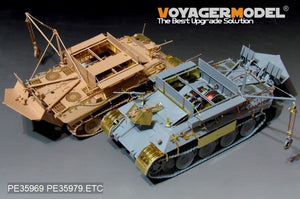 Maquette Voyager PE35979 Bergepanther Ausf.A allemand de la Seconde Guerre mondiale (type ancien, porte-outils Panther A) - Base pour TAKOM 2101 au 1/35 – Bild 18