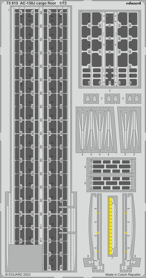 Eduard 73813 AC-130J plancher de chargement ZVEZDA 1/72