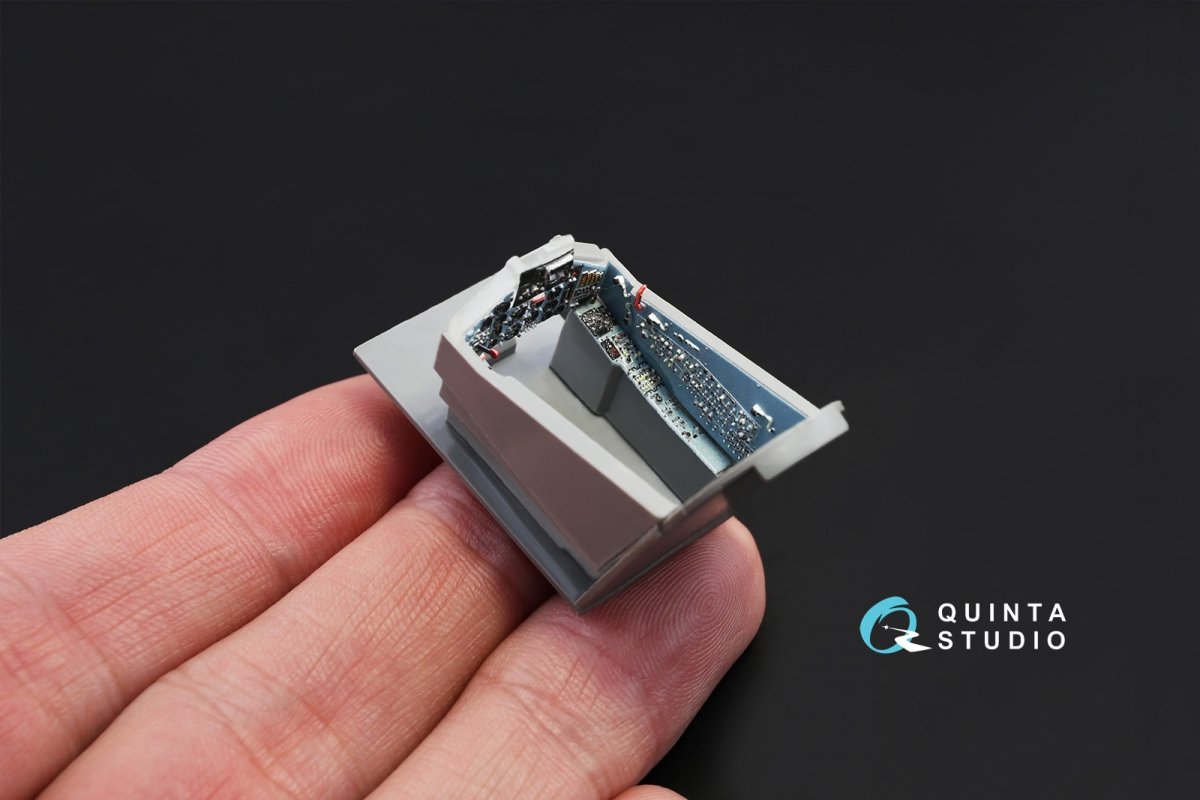 Intérieur imprimé en 3D et coloré sur papier décalcomanie Quinta Studio QD48067 Su-25 (pour kit KP) 1/48 – image 5