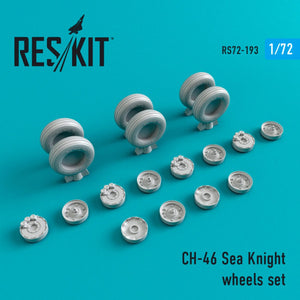 RESKIT RS72-0193 CH-46 « SEA KNIGHT » JEU DE ROUES 1/72