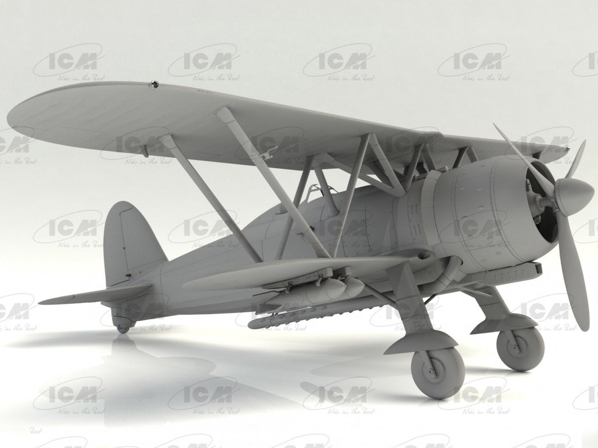 ICM 32020 Fiat CR.42 Falco Chasseur italien de la Seconde Guerre mondiale 1/32 – imagen 4