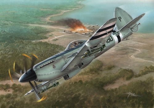 Special Hobby 72259 Supermarine Seafire FR Mk.47 Chasseur-bombardier de haute technologie de la guerre de Corée (1/72)