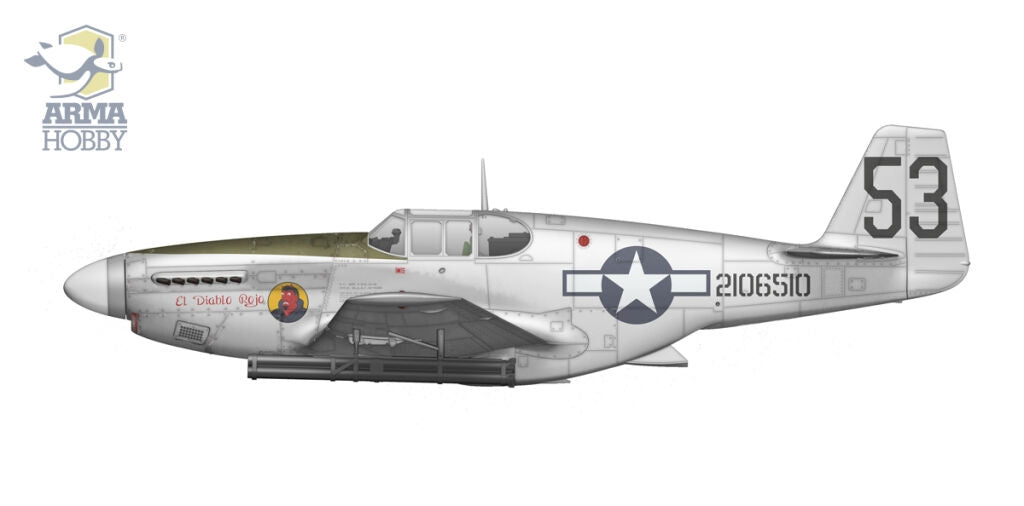 Arma Hobby 70075 P-51B Mustang Chine, Birmanie, Inde 1/72 – Bild 4