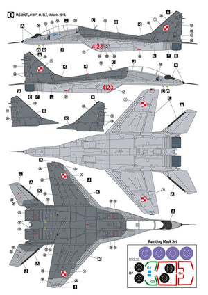 Hobby 2000 48025 MiG-29UB Force aérienne polonaise 1/48 – imagen 4