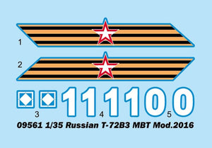 Trumpeter 09561 Char de combat principal russe T-72B3 1/35 – immagine 6