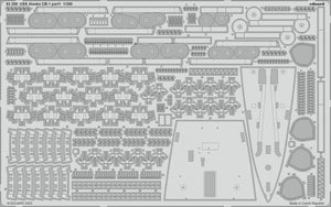 Eduard 53289 USS Alaska CB-1 partie 1 HOBBY BOSS 1/350