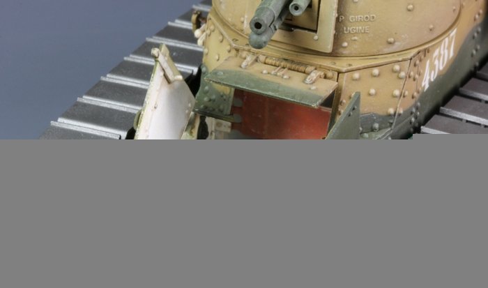 Maquette Meng Models TS-008 Char léger français FT-17 (tourelle moulée) (1/35) – image 8