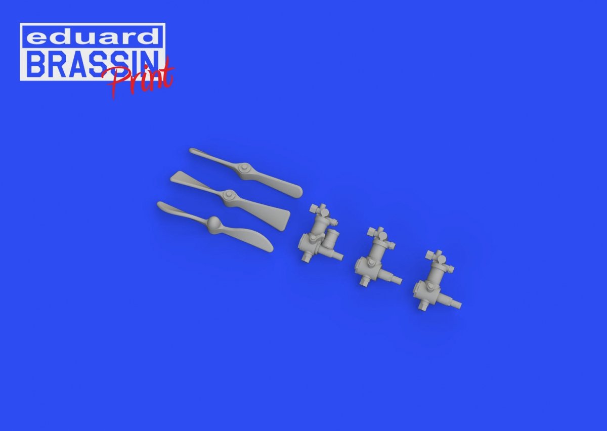 Moteur Sopwith Camel Clerget Eduard SIN64889 EDUARD 1/48 – immagine 18