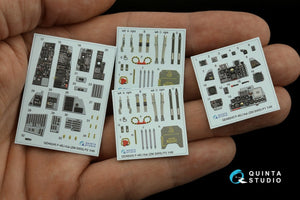 Intérieur imprimé en 3D et coloré sur papier décalcomanie Quinta Studio QD48245 F-4EJ Kai (ZM SWS) 1/48 – immagine 15