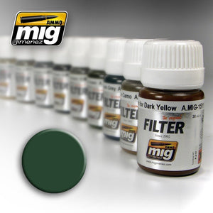 Munitions Mig Jimenez 1508 vertes pour gris-vert 35 ml