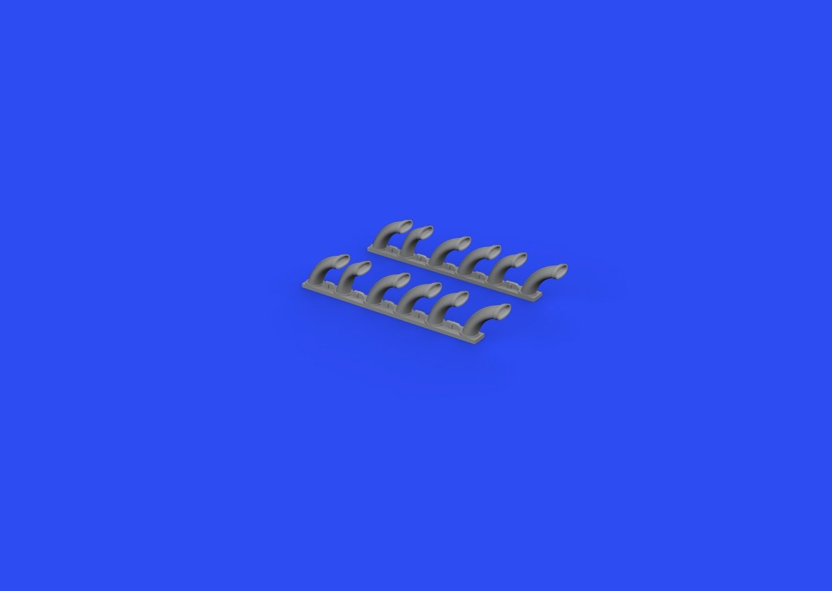 Eduard 648688 Pots d&amp;#39;échappement pour Fw 190D EDUARD 1/48 – Bild 8