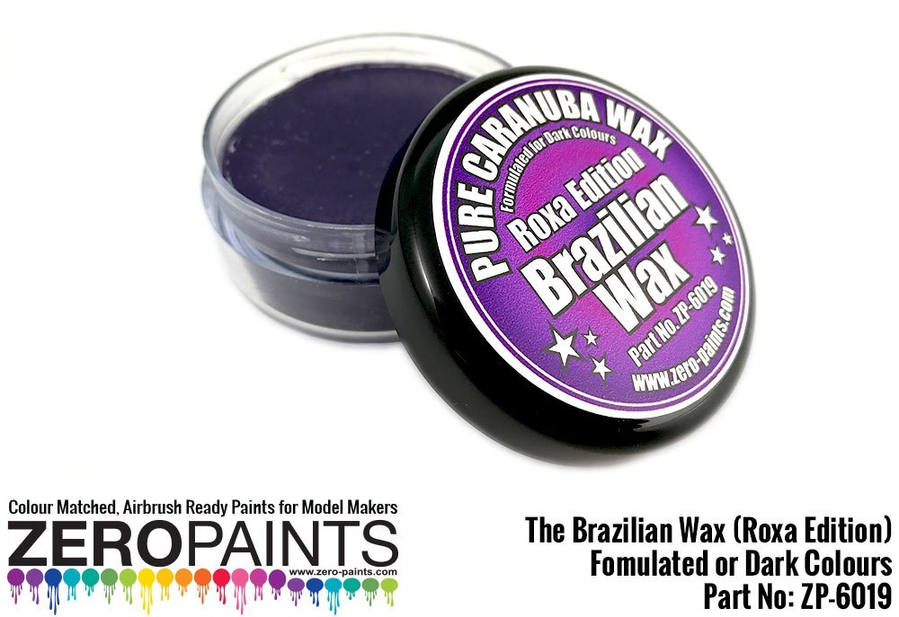 Zero Paints ZP-6019 La cire brésilienne (Édition Roxa) - (Cire de carnauba pure) Pour peintures foncées 30 ml