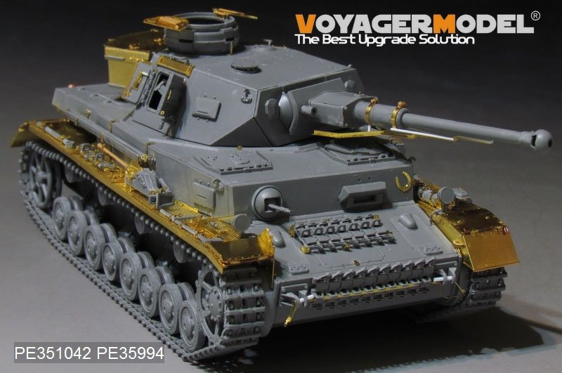 Maquette Voyager PE351042 Char allemand Pz.Kpfw.IV Ausf.F2 Basic pour Border BT-003, échelle 1/35 – Bild 9