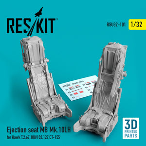 Siège éjectable RESKIT RSU32-0101 MB MK.10LH pour Hawk T.2, 67, 100/102, 127, CT-155 (imprimé en 3D) 1/32
