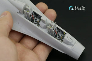 Intérieur imprimé en 3D et coloré sur papier décalcomanie Quinta Studio QD48221 F-16B (Hasegawa) 1/48 – image 2