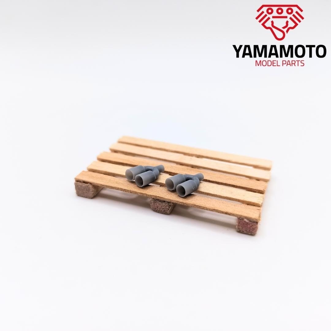 Embout de silencieux double Yamamoto YMPTUN100 Type 2 1/24 – image 2