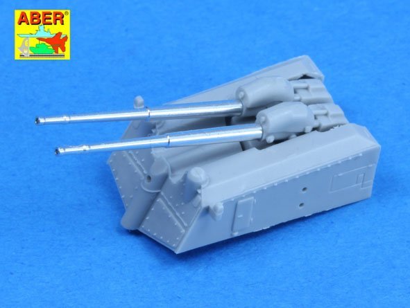 Aber 200L-04 Jeu de canons pour Bismarck 380 mm x 8, 150 mm x 12, 105 mm x 16, 37 mm x 16, 20 mm x 22 1/200 – image 6